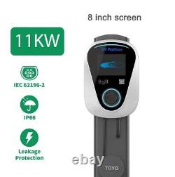 11KW EV Charger, 3Phase Wallbox, Fast Electric Vehicle Charging Station