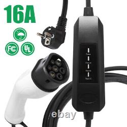 13A/16A 3.5kW Portable Electric Vehicle Charger Type 2 IEC62196-2 220V EV Charge