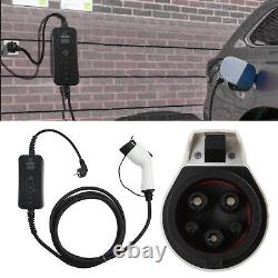 16.4ft 16A EV Cable Portable Electric Vehicle Charging Station IP65