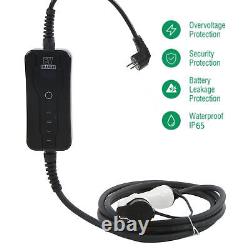 16.4ft 16A EV Cable Portable Electric Vehicle Charging Station IP65