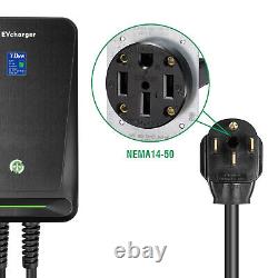 240V 32 Amp Level 2 Electric Vehicle (EV) Charging Station with 20ft J1772 Cable