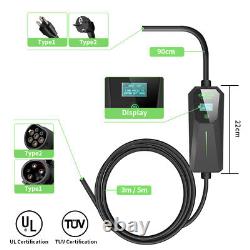 3.5kw 16A EV Charger Type 2 Type 1 3M/5M/10M Cable Electric Vehicle Charger