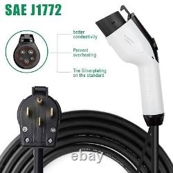 32 Amp Level 2 EV Charger 240V Electric Vehicle Charging Cable 23ft NEMA 14-50