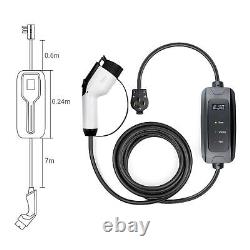 32 Amp Level 2 EV Charger 240V Electric Vehicle Charging Cable 23ft NEMA 14-50