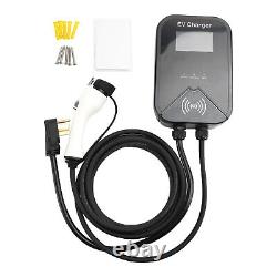 32A Wallbox Electric Vehicle Charger Car EV Charging Station J1772 7.6KW 20 FT T