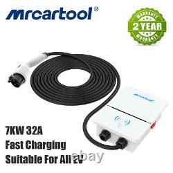 7KW 32A EV Charging Station Electric Vehicle Charger Type2 SAE J1772 IEC 61851-1