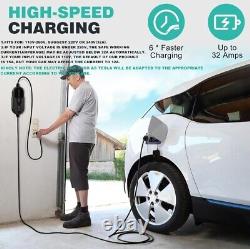 AIMILER Level 2 Electric Vehicle EV Charger 32 Amp NEMA 14-50 Plug J1772 25 Foot