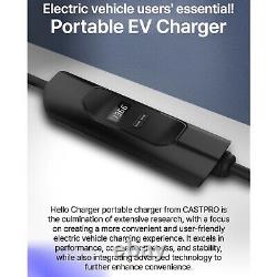 CASTPRO Hello Charger 3510A0 (Electric Vehicle Charging), Portable Car Charger