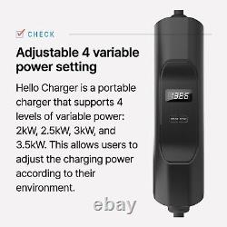 CASTPRO Hello Charger 3510A0 (Electric Vehicle Charging), Portable Car Charger