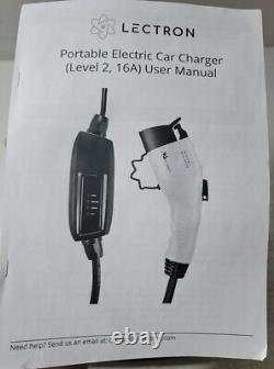 EV Car Charger Level 2 charging Dryer 10-30 plug 16A 240v electric vehicle J1772