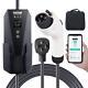 EV Charger Level 2 16/20/24/32Amp Electric Vehicle Charger with 28 ft. Charging