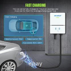 EV Charger Level 2 32A 7KW 8.5m Electric Vehicle Charging Station SAE J1772