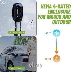 EV Charger Level 2 40Amp 240V 9.6kW NEMA 14-50 Plug Electric Vehicle Station