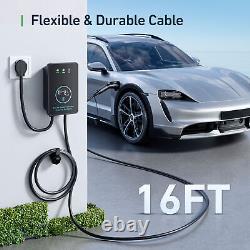 EV Charger Level 2, 48A 240V 11.5KW Electric Vehicle Charger NEMA 14-50P IP67