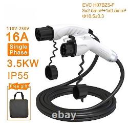 EV Charging Cable J1772 Type1 to Type2 Plug EV Cable Electric Vehicle Cord 5m