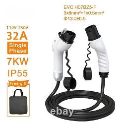 EV Charging Cable J1772 Type1 to Type2 Plug EV Cable Electric Vehicle Cord 5m