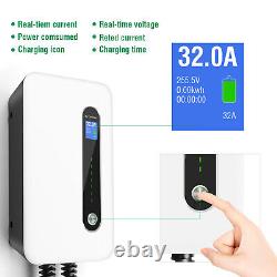 EV Charging Station 32Amp Level 2 Electric Vehicle Home Charger J1772 EVSE 14-50