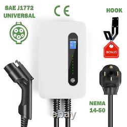 EV Charging Station 32Amp Level 2 Electric Vehicle Home Charger J1772 EVSE 14-50