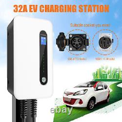 EV Charging Station 32Amp Level 2 Electric Vehicle Home Charger J1772 EVSE 14-50