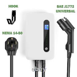 EV Charging Station 32Amp Level 2 Electric Vehicle Home Charger J1772 EVSE 14-50