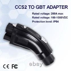 EV Fast Charging Plug CCS2 to GB/T DC Combo Electric Vehicle Charger Connector