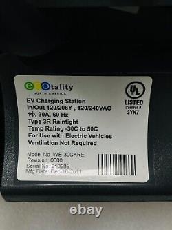 Ecotality WE-30CKRE EV Electric Vehicle Charging Station / Used Free Shipping