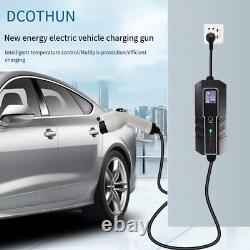 Electric Vehicle Car 16A EV Charger J1772 220V Charging Cable Portable