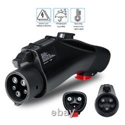 Electric Vehicle Charging Adapter High Powered Max 60A & 250V For Tesla To J1772