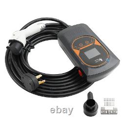 Electric Vehicle EV Charger 50Amp 240V 26FT Cable Charging Station Level 2 APP