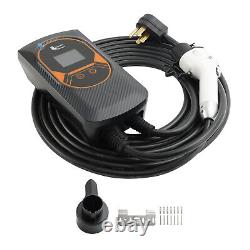 Electric Vehicle EV Charger 50Amp 240V 26FT Cable Charging Station Level 2 APP T