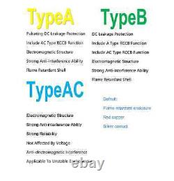 Electric Vehicle EV Charging Pile Residual Current breaker DC RCCB 2P Type B 6KA