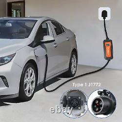 Electric Vehicle Level 2 EV Charger 32 Amp 14-50 Plug ADJUSTABLE 16.4ft 240 Volt