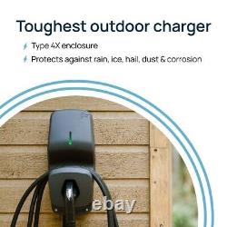 Flo Home X5 Carbon Smart Outdoor/Indoor Electric Vehicle Level 2 Charging