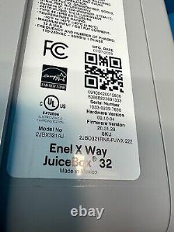 JuiceBox 32 Enel X Way Level-2 Wi-Fi Enabled Electric Vehicle Charging Station