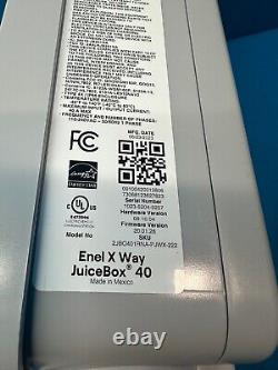 JuiceBox 40 Enel X Way Wi-Fi Enabled Level-2 Electric Vehicle Charging Station