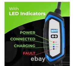 Lectron Level 2 Electric Vehicle Charging Station 32A 240V J1772 9.6kW NEMA14-50