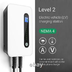 Level 2 EV Charging Station Wallbox 40Amp Electric Vehicle Charger NEMA 14-50 6m