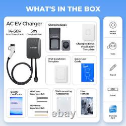 Level 2 EV Smart Home 32Amp Charging station 220V Electric Vehicle Charger 14-50