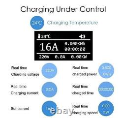 Level 2 EV Vehicle Charger Type 2 IEC 62196-2 16A 5M Electric Car Charging Cable