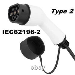 Level 2 EV Vehicle Charger Type 2 IEC 62196-2 16A 5M Electric Car Charging Cable