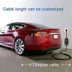 Level 2 Portable Tesla Charger 16/32 Amps, EV Electric Vehicle Charging Station