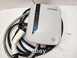 Leviton Electric Vehicle Charging Station EVR30-B18 for Parts or Repair