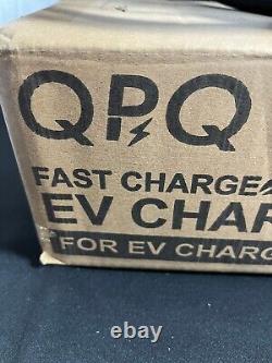 QPQ Black White Safety Portable Electric Vehicle Car Charging Station