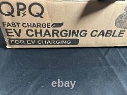 QPQ Black White Safety Portable Electric Vehicle Car Charging Station