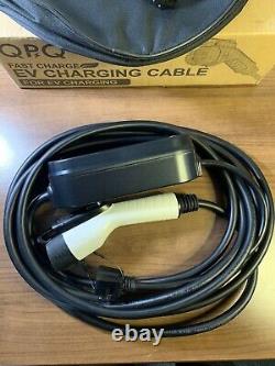 QPQ JHY002 Black Fast Charge Electric Vehicle Charging Pile Cable And Charger