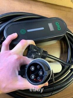 QPQ JHY002 Black Fast Charge Electric Vehicle Charging Pile Cable And Charger