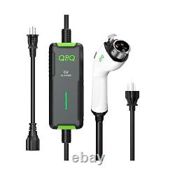 QPQ Level 1&2 EV Charger, 16A 110-240V 21FT Electric Vehicle Charging Stations