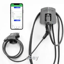 REV+ Dual-Port, Level 2, Electric Vehicle Charger, 50 Amps, WiFi/Bluetooth