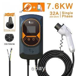 Smart Electric Vehicle (EV) Charging Station with Wi-Fi, 16/32Amp EVSE, 5m cable