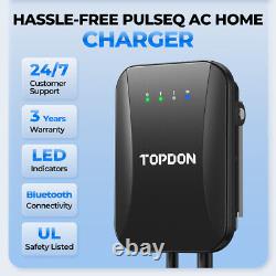 TOPDON Level 2 EV Charging Station 40A Home Electric Vehicle Charger NEMA 14-50